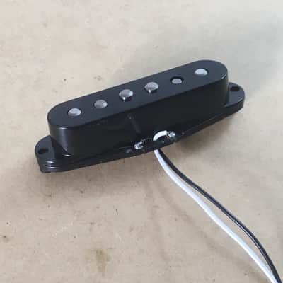 Vintage Style Strat Neck Pickup Fender Electric Guitar Staggered + Black Cover image 2