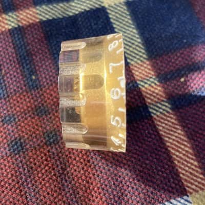 One Gold Genuine Gibson Knurled Les Paul Guitar Speed Knob (short) image 3