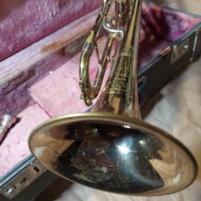 King Cleveland Superior Bb Trumpet Brass with Case, USA image 6