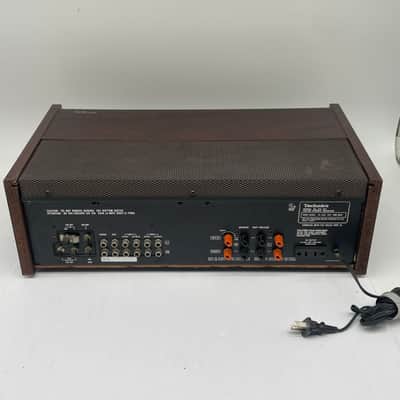 Technics SA-401 Vintage FM/AM Stereo Receiver 1980 Silver Face Wood Grain image 6