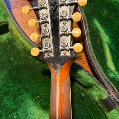 1918–1919 Gibson F-4 Mandolin – Vintage Oval Hole – All Original Parts & Case imagen 12