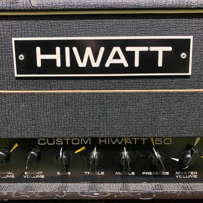 Scorpions & Europe Owned Used 1978 HIWATT Custom 50 DR504 - Main Studio Recording and Live Amp ! image 13