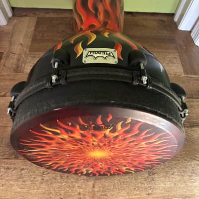 Remo-Djembe Mondo 14" Flames Skyndeep - Flame image 7