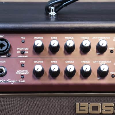 Boss Acoustic Singer Live 60-Watt Bi-Amp 1x6.5" Acoustic Guitar Combo Amplifier image 5