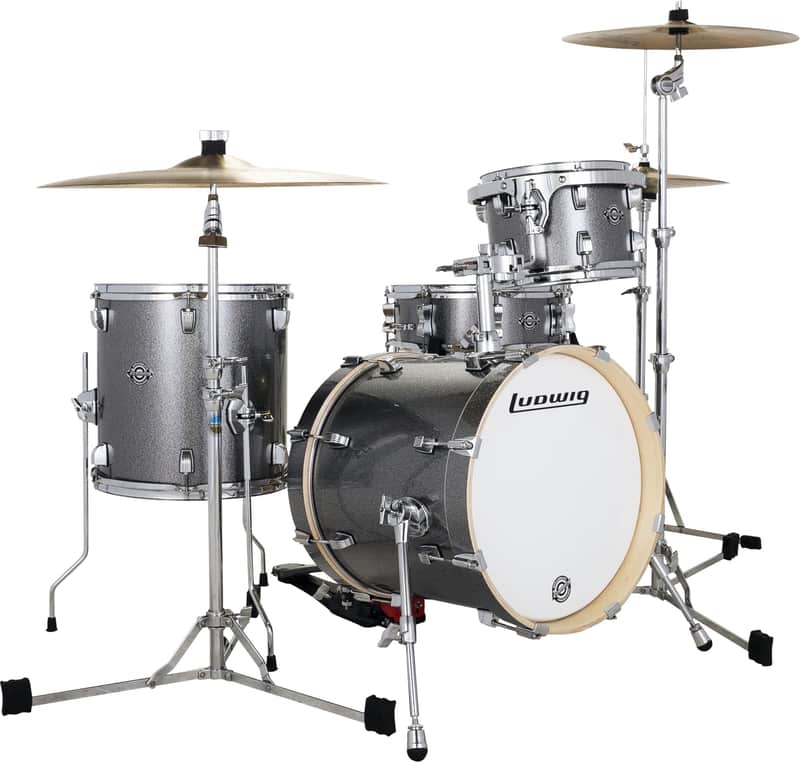 Ludwig Breakbeats by Questlove 4-piece Drum Shell Pack - Lilac Sparkle image 1