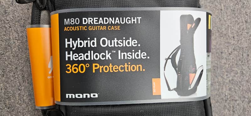 MONO Acoustic/Dreadnought Guitar Case - Black - NEW image 1