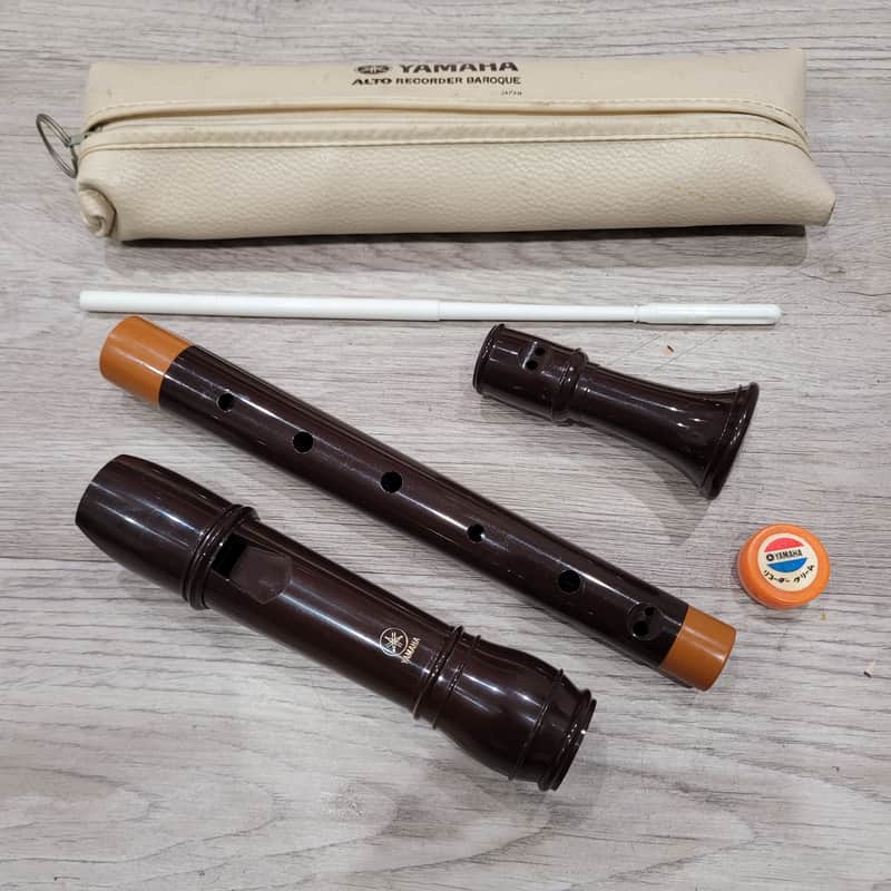 Yamaha Baroque Brown 3 Piece, Case, Grease Japan image 1