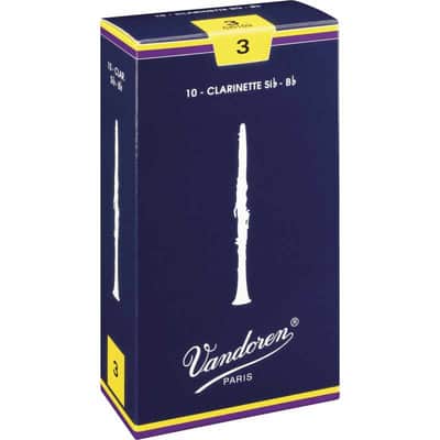 Vandoren CR103 Anches clarinette Sib Traditionnelles force 3 image 1