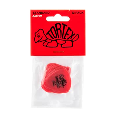 Dunlop 418P Tortex Standard Red .50 image 1
