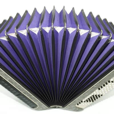 Russian Bayan Melodia Kirov, Vintage Chromatic Button accordion, made in USSR, New Straps and Soft Bag, Rich and Beautiful sound, 2751 image 7