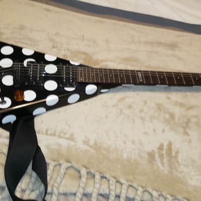 ESP LTD V-100 1990 black Flying V image 3