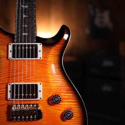 PRS DGT 10-Top Electric Guitar with Bird Inlays Tri Color Sunburst Korina Back, Flamed Maple Neck, Zirocote Fretboard 8394 image 4