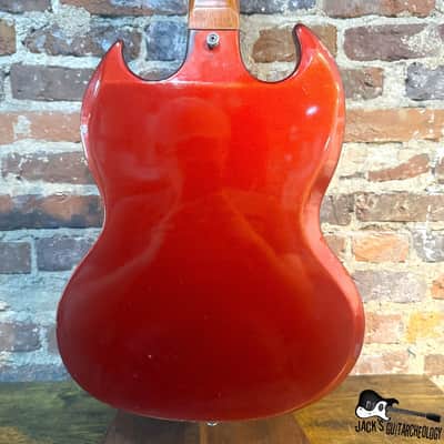 Gibson Melody Maker Short Scale Electric Bass w/ OHSC, Cable & Strap (1968 - Sparkling Burgundy) image 21