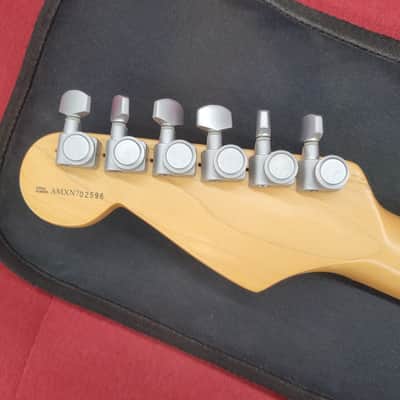 Fender California Stratocaster with Maple Fretboard with Gigbag 1997 - Candy Apple Red image 18