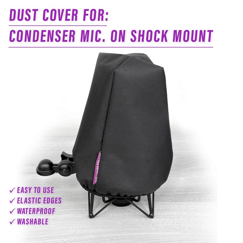 DUST COVER for Condenser Mics On Shockmount image 1