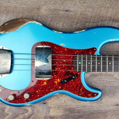 MyDream Partcaster Custom Built - Heavy Relic Lake Placid Quarter Pound image 4