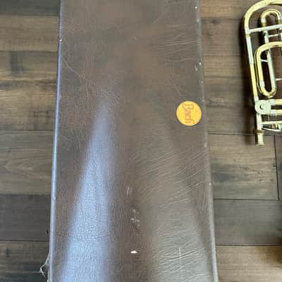 Bach 36 Stradivarius Professional Model Tenor Trombone with Traditional F Rotor 2010s - Clear-Lacquered Brass image 16