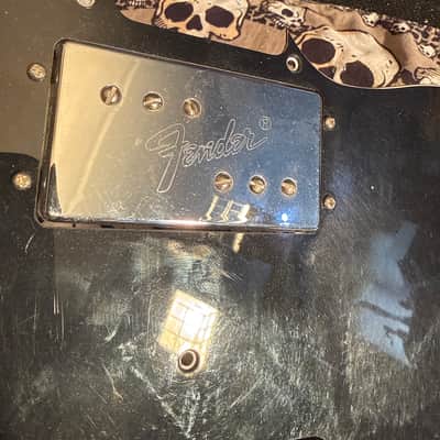 Fender Loaded Tele Pickguard Wide Range 2023 - Black B-W-B image 3