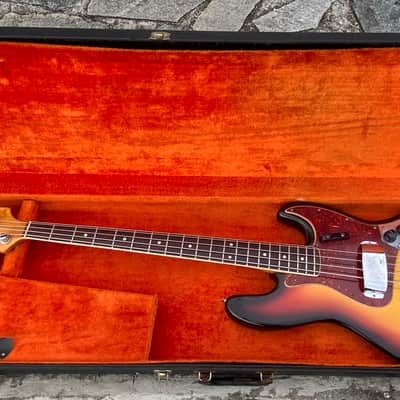 Fender Jazz Bass 1966 - Sunburst Dot/Binding - Super image 19