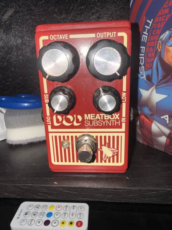 DOD Meatbox Sub Synth Reissue 2010s - Red image 1