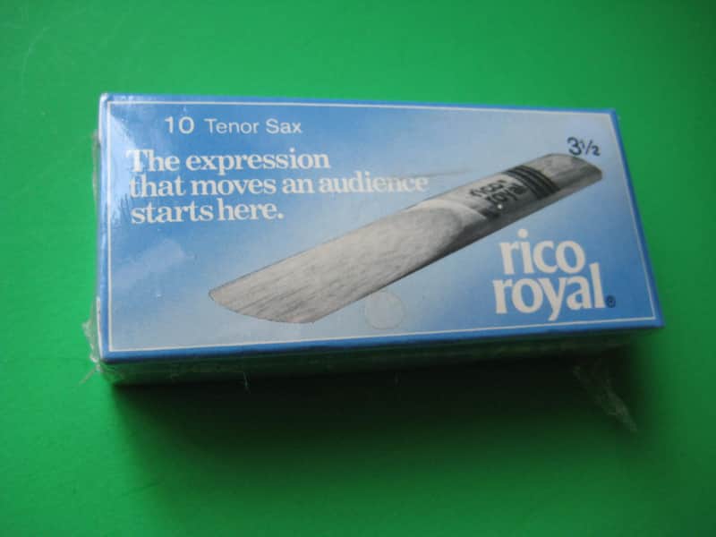 Rico Royal 3 1/2 Tenor Sax Reeds....10 Reeds in Box image 1
