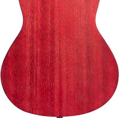 Kala MRT-RED-C Modern Meranti Concert Ukulele - Adobe Red image 2