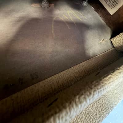 Fender Bandmaster 1963 - White Tolex Oxblood Panel Piggyback image 22
