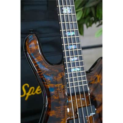 SPECTOR Euro 5 Custom Limited Edition Tiger Eye Burst image 7