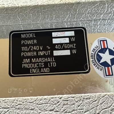 1987 Marshall - JCM 25 50 2558 Silver Jubilee Combo - 2x12 - ID 5459 Bild 18