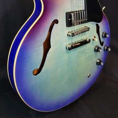 Epiphone ES-335 Figured, Blueberry Burst, Inspired By Gibson image 4