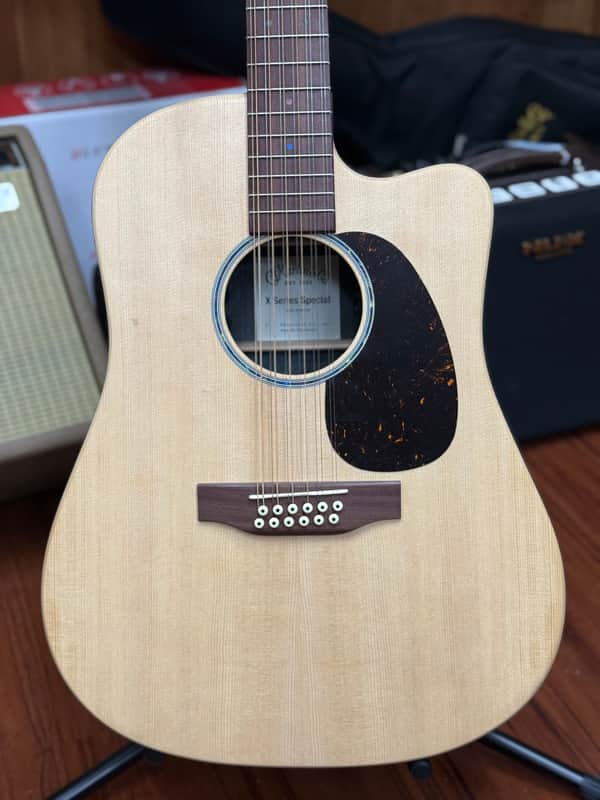 Martin DC-X2E Special Edition Brazilian HPL 12- string Acoustic Cutaway Electric Guitar 2025 - Natural   w/Soft bag. New! image 1