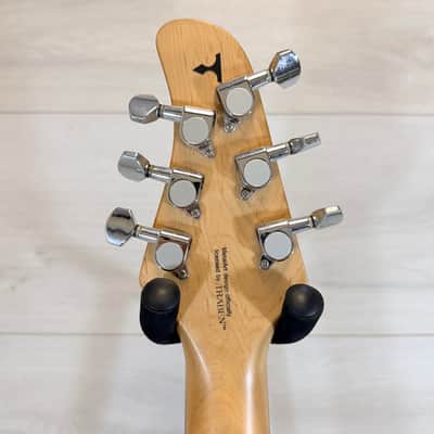 OLP by Music Man HH Electric Guitar w/ Traben MetalArt Bridge – Black Flame Top 2007 image 9