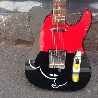 2007-2010 Fender M.I.J Mickey Mouse Telecaster Black image 2