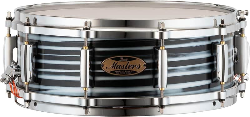Pearl Masters Maple Pure Snare Drum - 5 x 14-inch - Black Oyster Swirl image 1