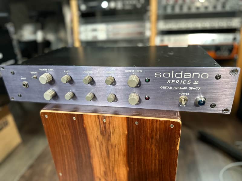 Soldano Series II SP-77 Guitar Preamp late 80s to very early 90s. - Soldano light purple (not dark) image 1