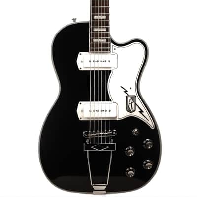 Airline Guitars Tuxedo Baritone Black image 1