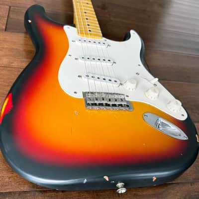 Nash Guitars Model S-57 Aged 3-Tone Sunburst Lollar Pickups NG5919 image 4
