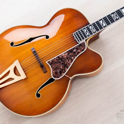 1963 Gibson Super 400C Cutaway Acoustic Archtop Guitar Cherry Sunburst, 100% Original w/ Case image 1