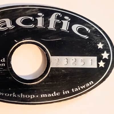 PACIFIC DRUM BADGE -NO VENT GROMMET - FREE SHIP TO C-USA! image 3