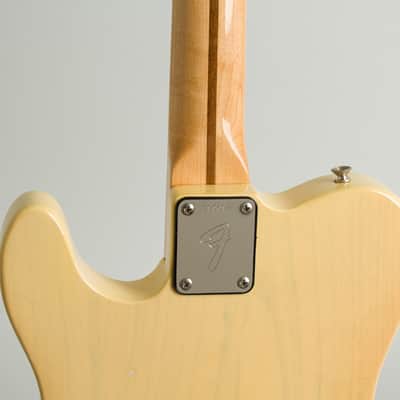 Fender  Telecaster Solid Body Electric Guitar (1973), ser. #395697, original black tolex hard shell case. image 16