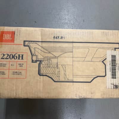 JBL 2206H Professional Series 8 Ohm Woofer New Sealed In Box image 5