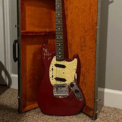 1966 Fender Mustang Dakota Red w/ OHSC image 1