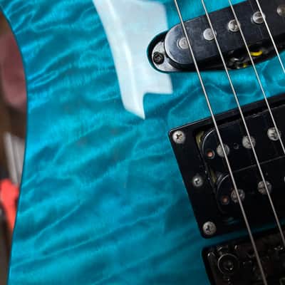 Pre-owned LTD MH-103QM See Thru Blue image 4