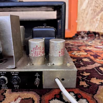 Vintage 1960s Selmer Treble N Bass 50 MKIII MK3 Valve Guitar Amplifier Mullards image 13