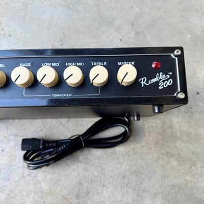 Fender Rumble 200 V3 200-Watt Bass Amp Head 2010s - Black image 4