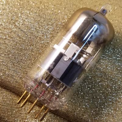 Amperex Matched Pair (2) 6922 tNOS AT1000 TESTED Vacuum Tubes Rare D getter PQ Premium Quality USA Gold Pins E88CC dual triode 1958-1961 image 21