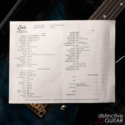 Suhr Standard Thin Burst LE - Trans Teal image 14