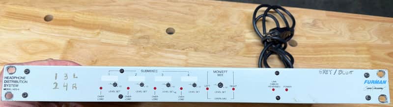 Furman HDS-6 Headphone Distribution System 2000s - White