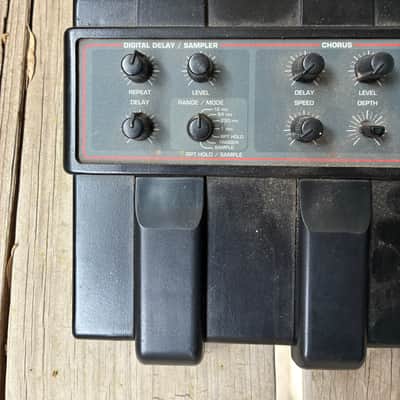 READ DOD TR3M metal electric guitar multi effect pedal work station  - Black  vintage electric guitar image 5
