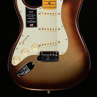 Fender American Ultra Stratocaster Maple Fingerboard Mocha Burst Left-Hand (890) image 3